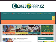 Tablet Screenshot of minecraft.ceskejparan.cz